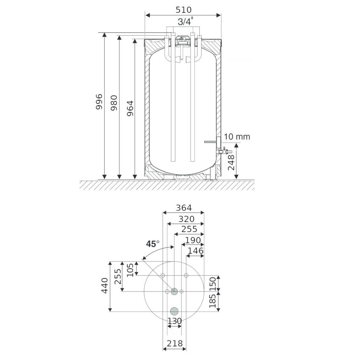 Bosch BST 120-5Ehp  3 baros fűtési, puffer tároló hőcserélő nélkül-1