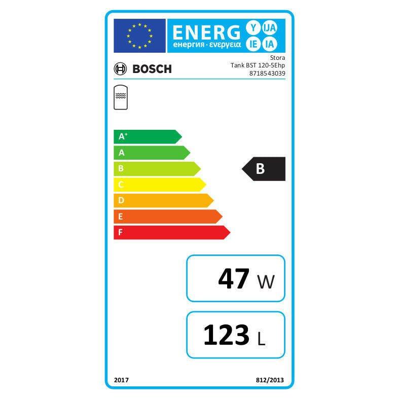 Bosch BST 120 - 5 Ehp fűtési puffertároló hőcserélő nélkül, 3 bar (8718543039)