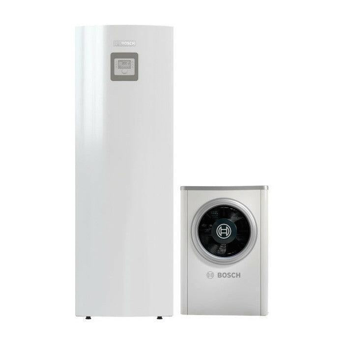 Bosch Compress 6000 AWM S+AW - 5 levegő - víz hőszivattyú,monoblok,tárolós190L, solar,fűtőbetéttel,R410A