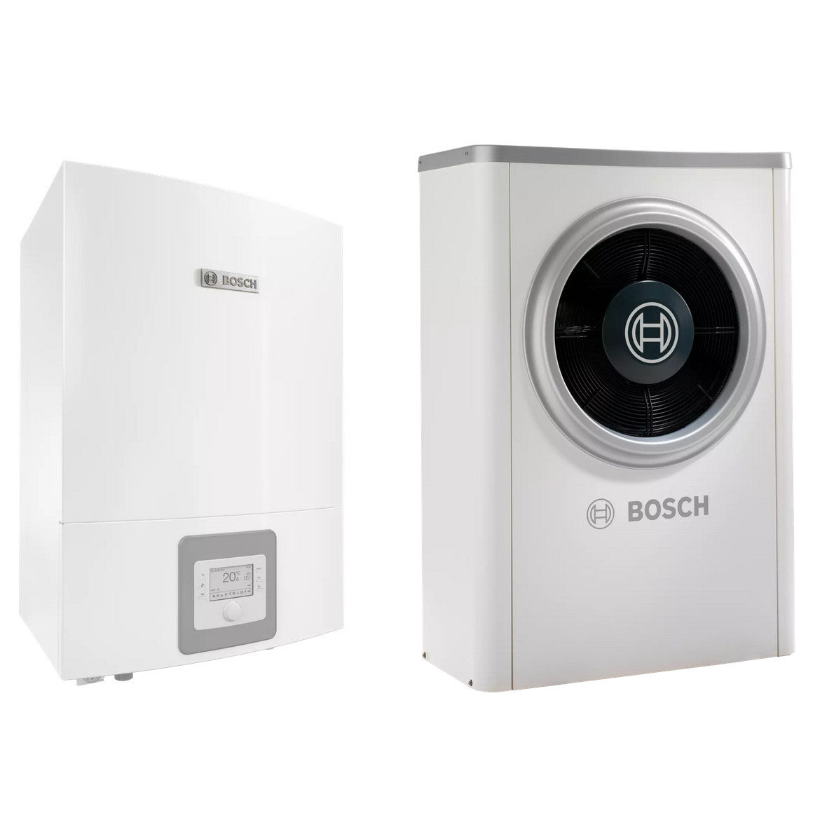 Bosch Compress 6000 AWE+AW-7 levegő-víz hőszivattyú, monoblok, fűtőbetéttel, R410A-0