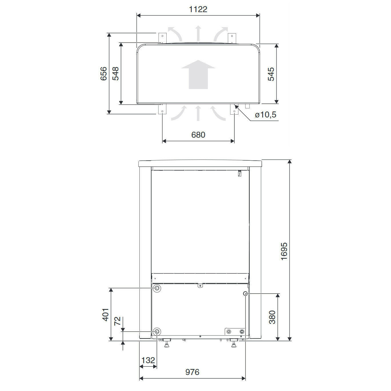 Bosch Compress 7000i AWM S+AW-13S levegő-víz hőszivattyú,monoblok,tárolós 190L,solar,+fűtőbeté,R410A-6