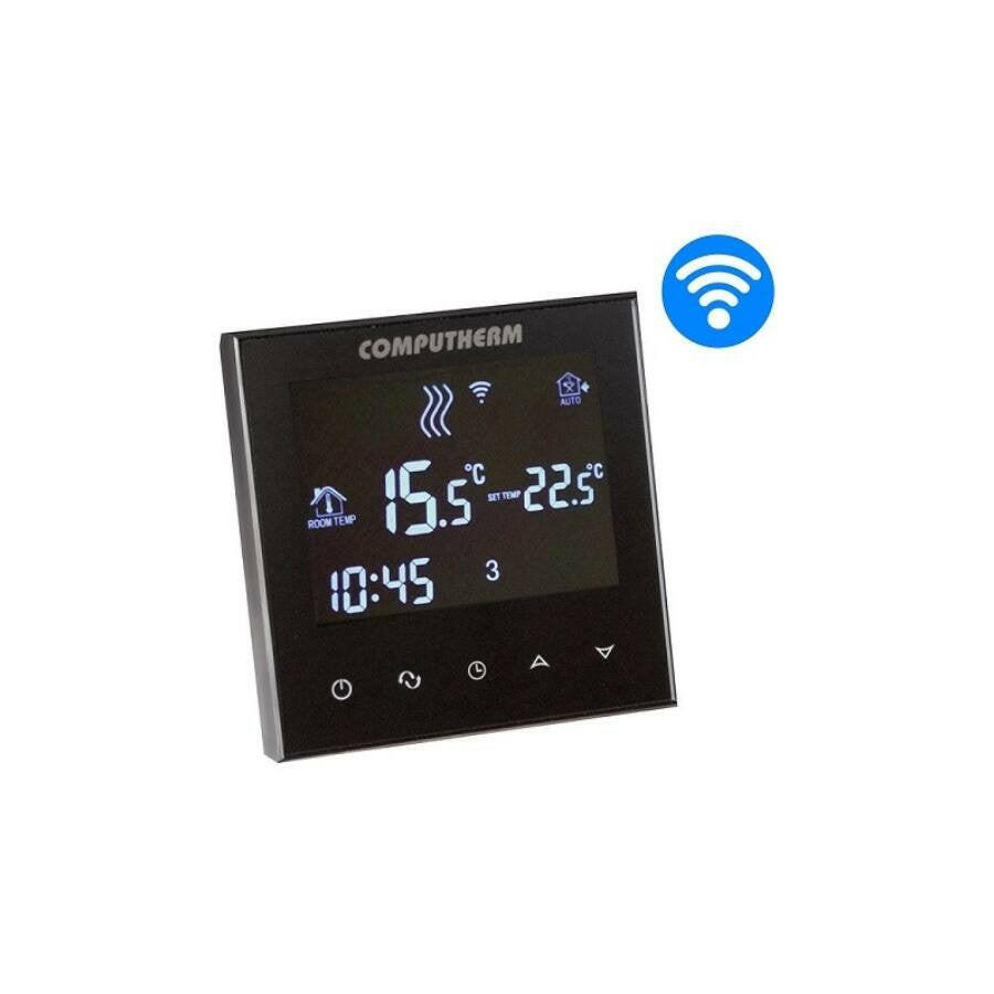 COMPUTHERM E300FC Wi - Fi fan - coil termosztát 2 - és 4 - csöves rendszerekhez fekete
