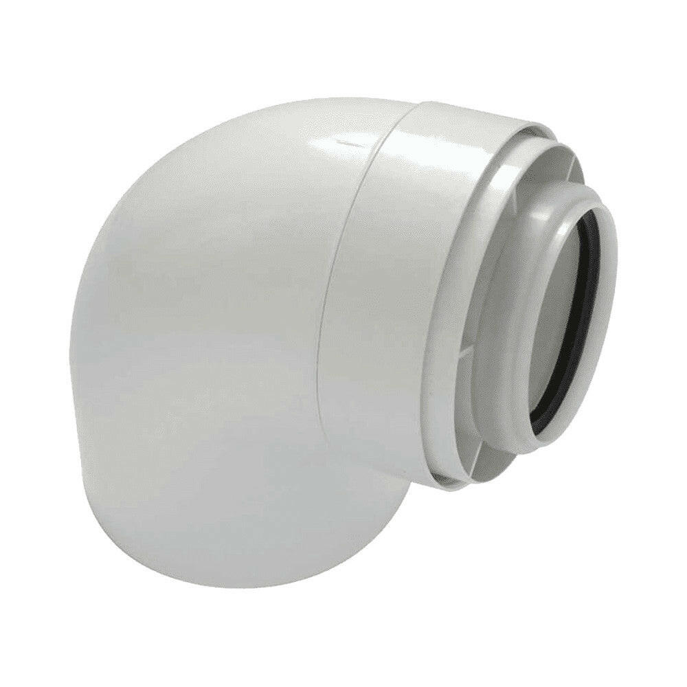 Tricox 80/125 könyök 87° alu/alu ( AAKÖ601C )