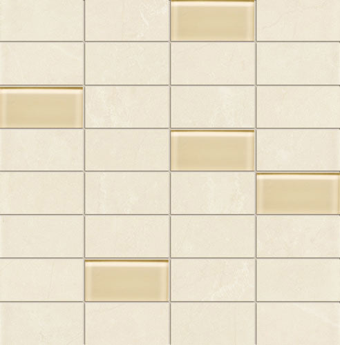 Tubadzin Gobi White Mozaik 30,8x30,3 dekorlap-0