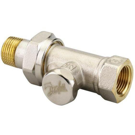 Danfoss RLV - S 3/8" radiátor visszatérő egyenes
