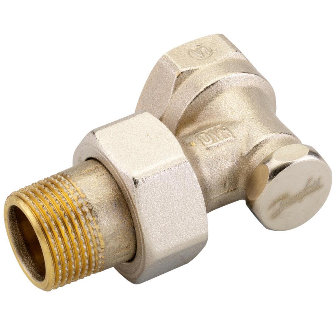 Danfoss RLV - S 3/4" radiátor visszatérő sarok