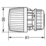 Danfoss termosztátfej gázos RA2980 - kifutó, helyette: 015G4580-1