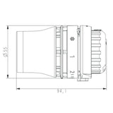 Danfoss termosztátfej folyadék töltettel Redia RA3380 (013G5054 helyett)-2