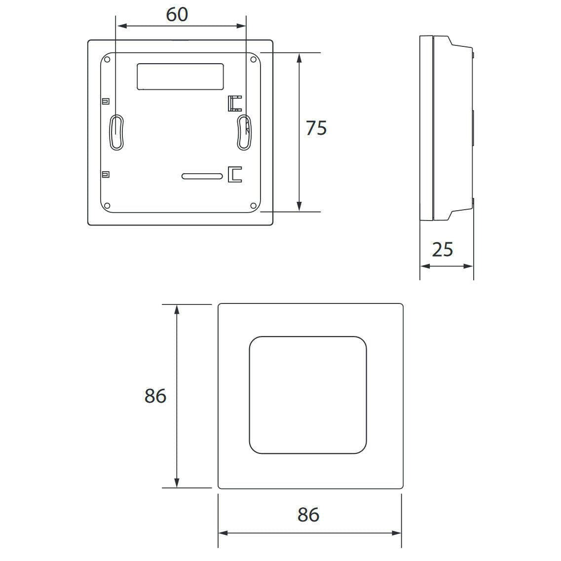 Danfoss Icon 24V szobatermosztát érintőkijelző, vezetékes, 24V - kifutó, helyette: DAN - 088U2128