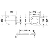 DURAVIT Durastyle Basic WC ülőke, softclose (0020790000)-1