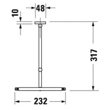 DURAVIT D-Code Kozmetikai tükör (0099121000)-3