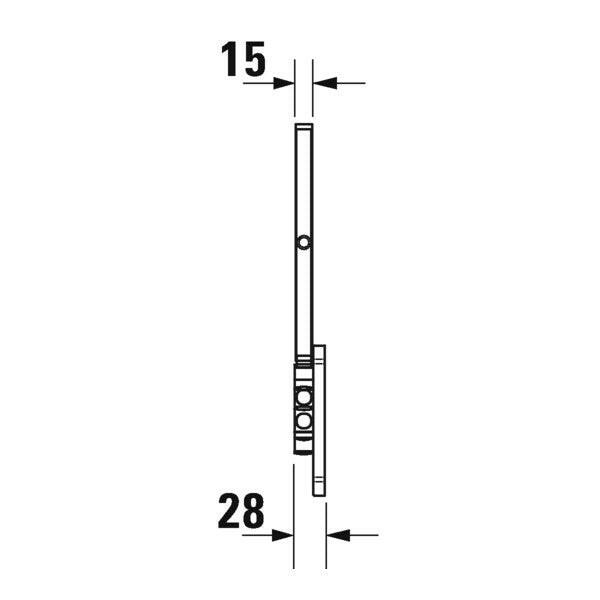 DURAVIT D-Code Kozmetikai tükör (0099121000)-4