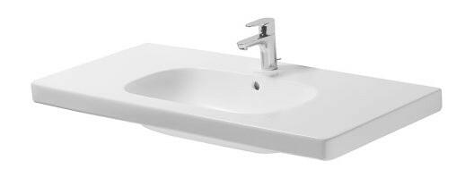 DURAVIT D-Code mosdó, beépíthető, 100x48 cm  (03421000002)-0