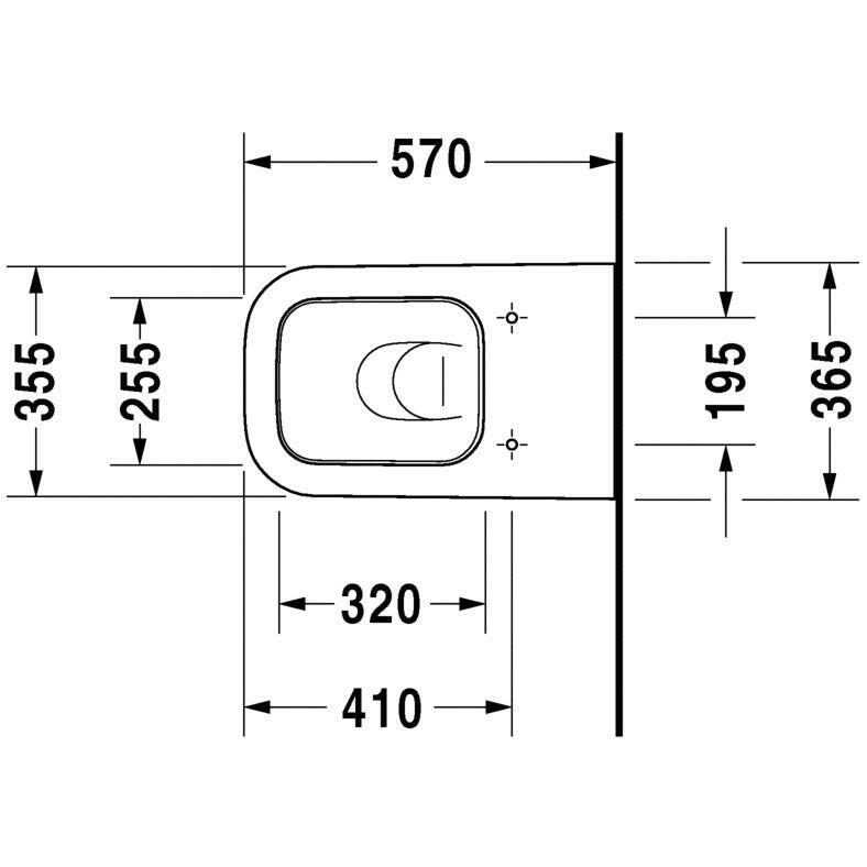 DURAVIT Happy D 2. wc, álló (2159090000)-2