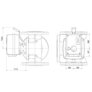 ESBE 96 230VAC 15NM 240s állítómotor