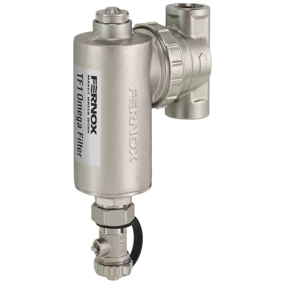 FERNOX TF1 OMEGA filteriszapleválasztó, mágneses, fémházas 22mm ( 62248 )