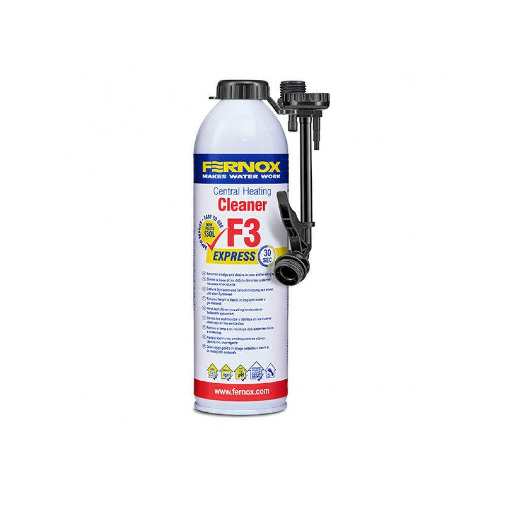 FERNOX Cleaner F3 Express aerosol tisztítószer 400ml - 130 liter víz hez