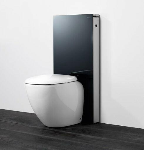 Geberit Wc Tartály Monolith álló Wc - hez fekete/alu új cikkszám: 131.002.SJ.6