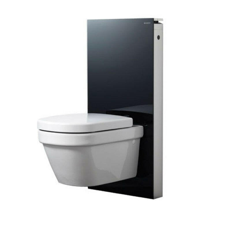 Geberit Monolith szerelőmodul fali WC-hez, fekete,101cm - kifutó, helyette: 131.021.SJ.6-1