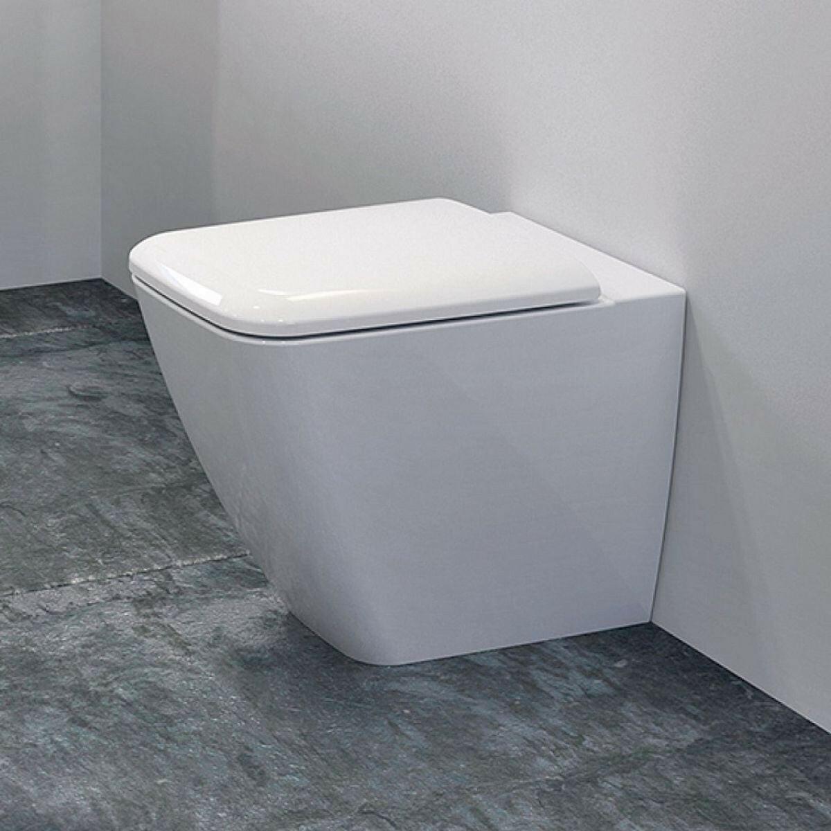 Geberit Icon Square álló WC , mély öbl. fehér, RimFree