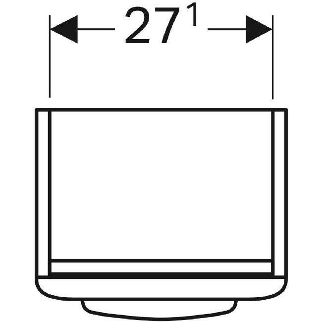 Geberit Selnova alsószekrény kézmosóhoz, egy ajtóval, 30.3x55.7x25.4cm - kifutó-3