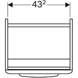 Geberit Selnova alsószekrény mosdóhoz 1 ajtóval 46,4x55,7x40,6 cm, magasfényű (500.178.01.1)-3