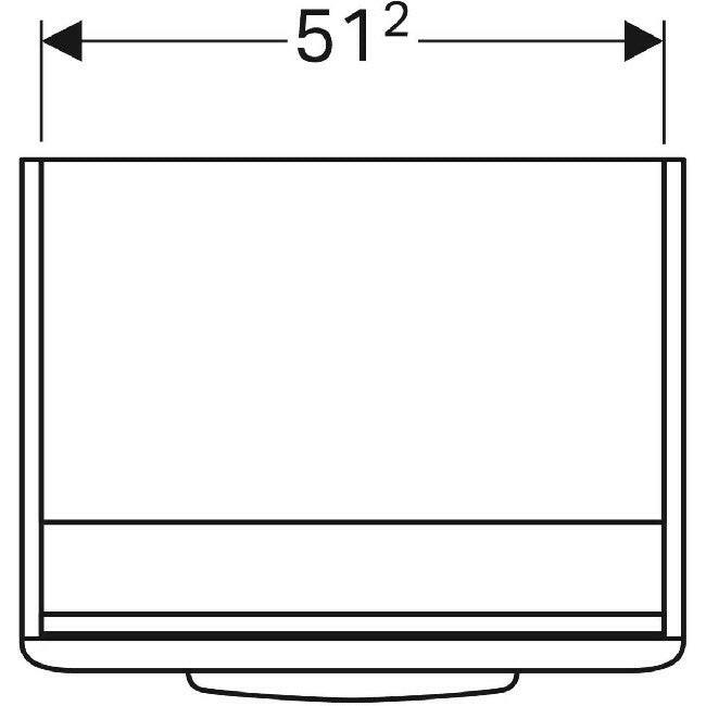 Geberit Selnova alsószekrény mosdóhoz 1 ajtóval, 54.4x55.7x44.6cm - kifutó, helyette: 501.252.00.1-3