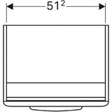 Geberit Selnova alsószekrény mosdóhoz 1 ajtóval, 54.4x55.7x44.6cm - kifutó, helyette: 501.252.00.1-3