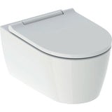 Geberit ONE fali WC-csésze, TurboFlush, WC tetővel, mélyöblítésű, 54cm, fehér, KeraTect®-0