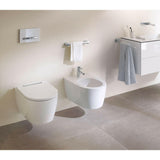 Geberit ONE fali WC-csésze, TurboFlush, WC tetővel, mélyöblítésű, 54cm, fehér, KeraTect®-1