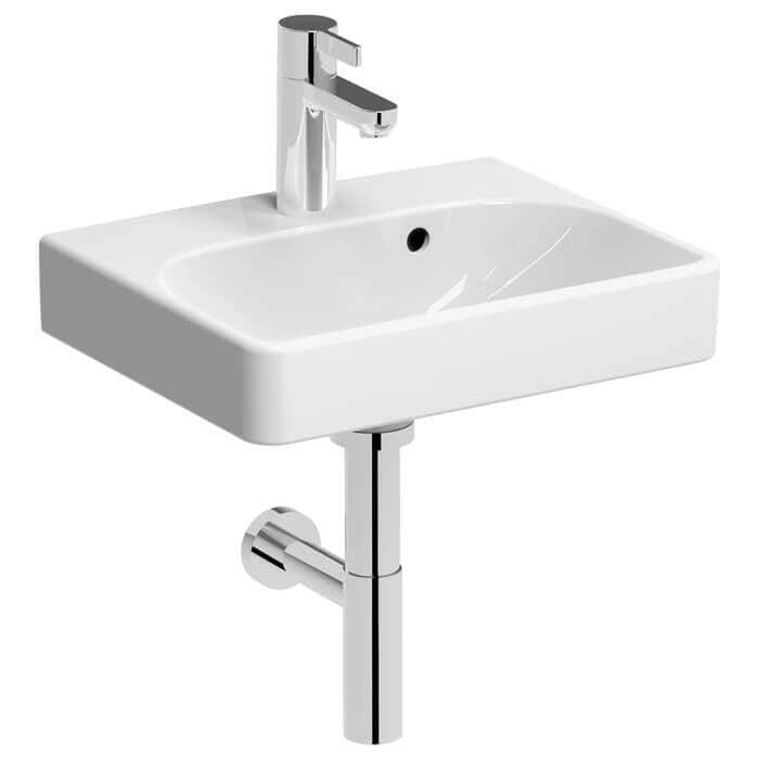 Geberit Smyle Square kézmosó, 45x16x36cm , csaplyuk középen