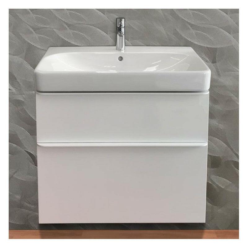 Geberit Smyle Square mosdó, 60x16,5x48cm, csaplyuk középen-2