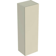 Geberit Smyle Square középmagas szekrény, 1 ajtóval, 36x118x29,9cm, magasfényű lakkozott homokszürke