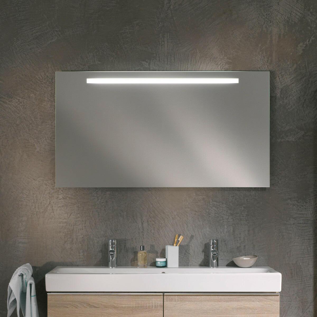 Geberit Option tükör világítással, világítás fent, 100x65x4.2cm, világítás, 2400 lumen