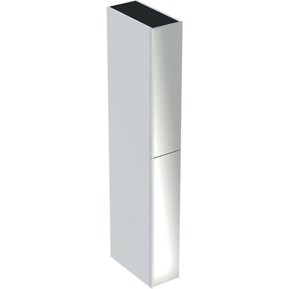Geberit Acanto magas kiegészítő szekrény két kihúzható fiókkal, magasfényű fehér, 22x173x47,3 cm-0
