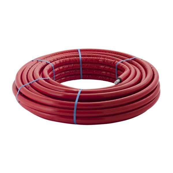 Geberit Volex PE - RT/EVOH egyrétegű cső ivóvízre és fűtésre, piros védőcsőben, 20mm L50m