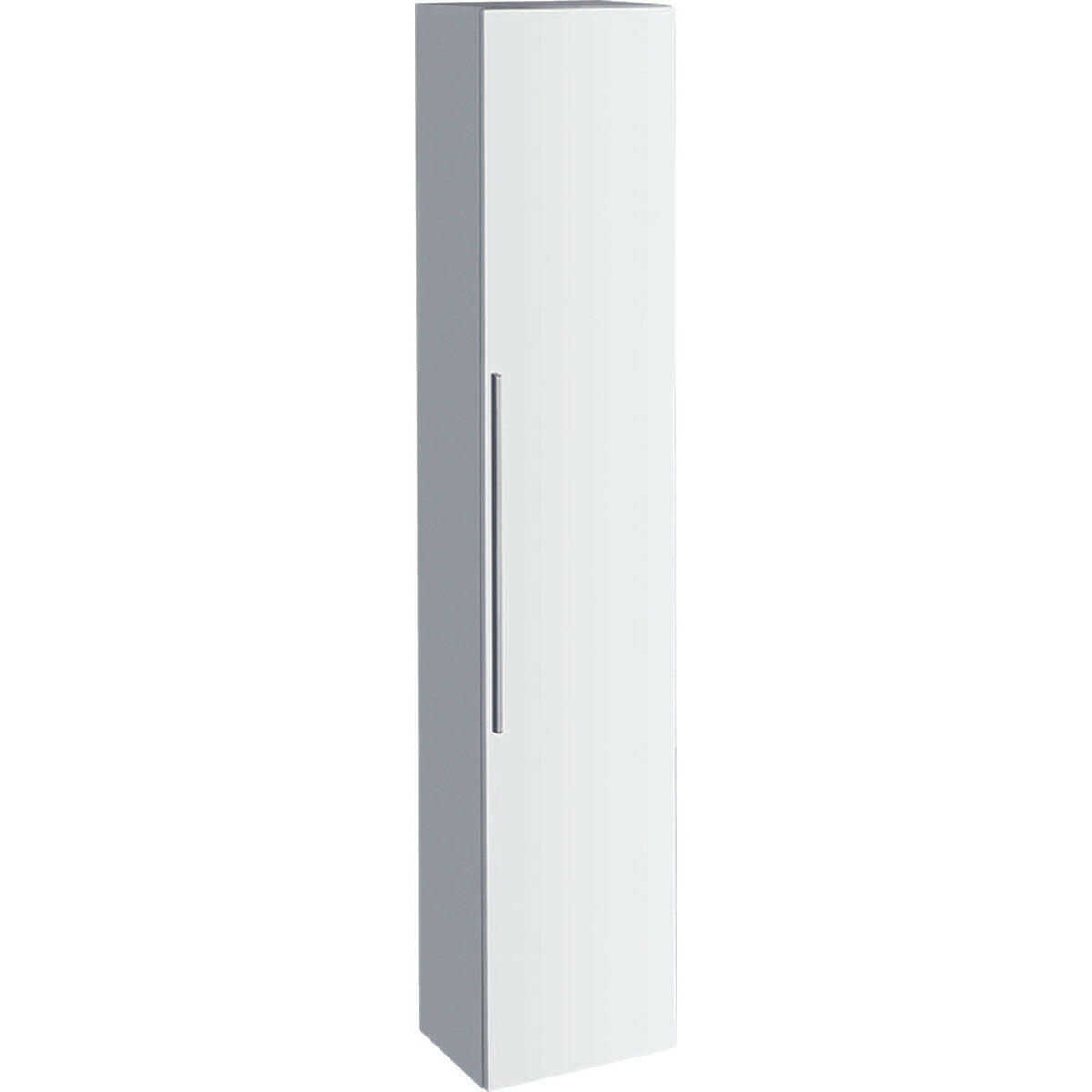 Geberit iCon álló szekrény, 1 ajtóval, fényes fehér, 36x180x31,7cm - kifutó, helyette: 502.316.01.1-0