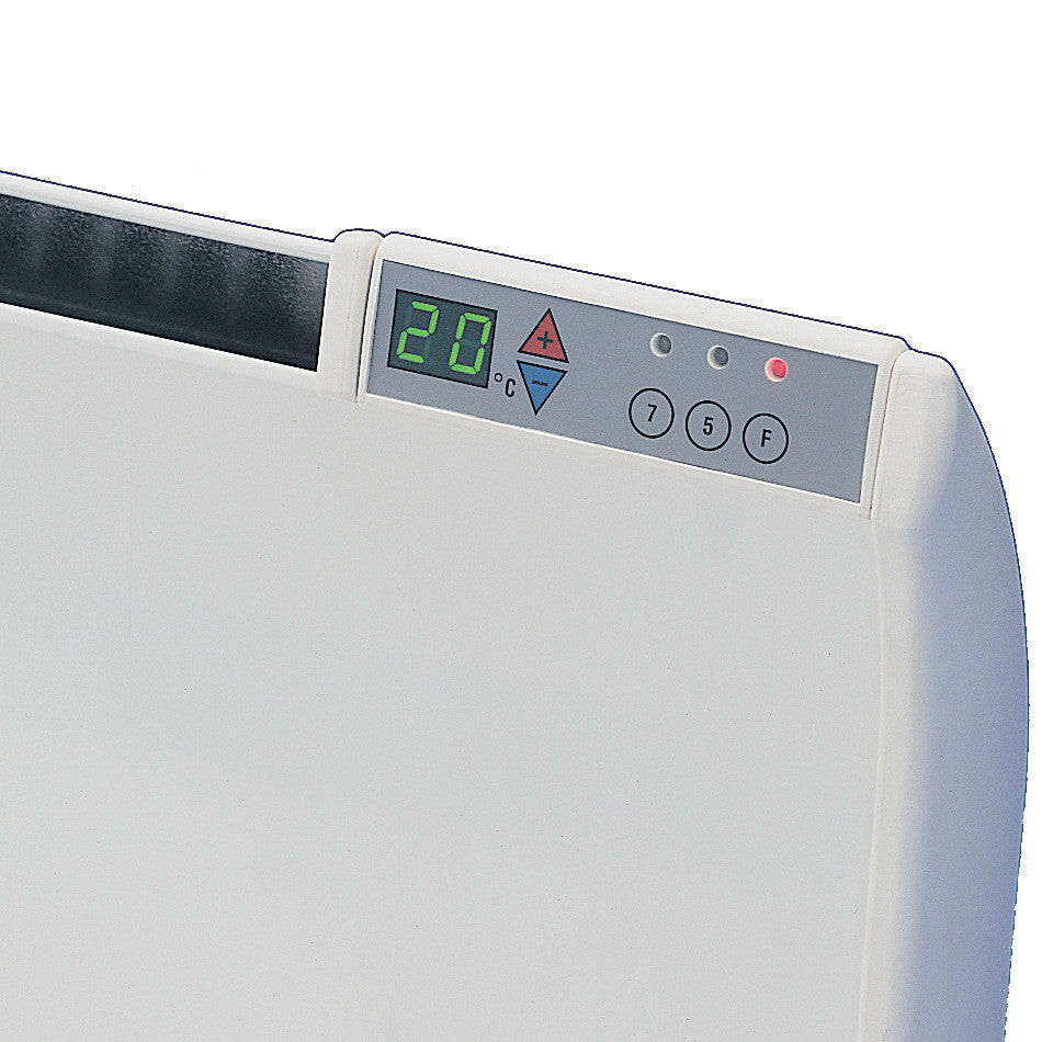 Glamox TLO03 fűtőpanel keskeny, 300 W, 18x49 cm, digitális termosztáttal (TLO03)-1