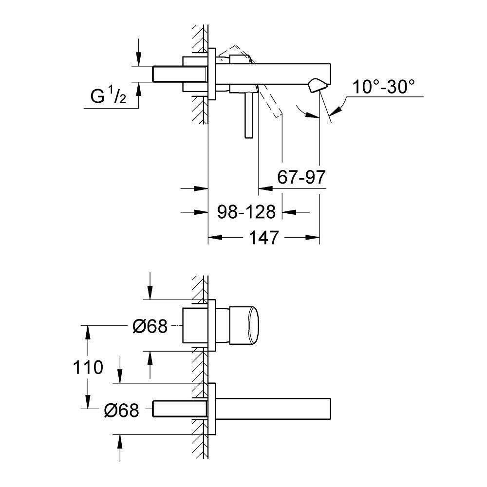 Grohe Concetto mosdócsaptelep, króm