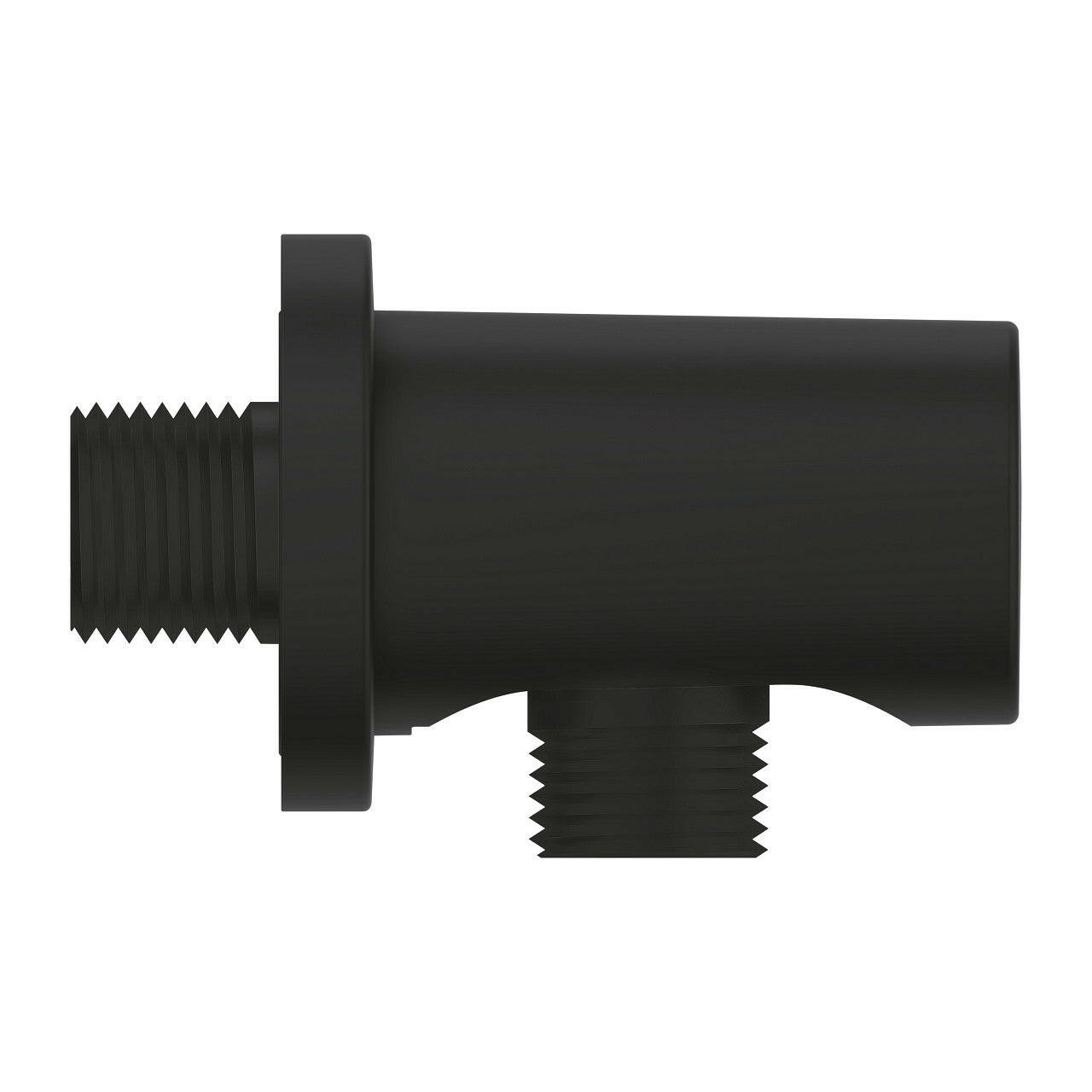 Grohe Rainshower fali csatlakozó könyök, 1/2″, szín: phantom black-1