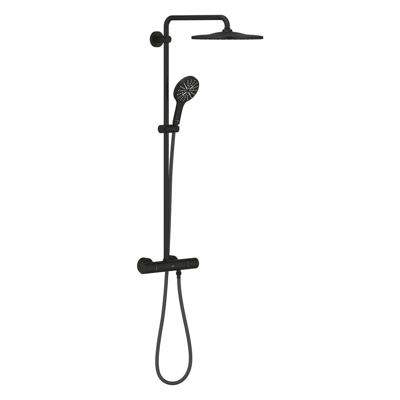 Grohe Rainshower SmartActive 310 termosztátos zuhanyrendszer, Phantom Black-0