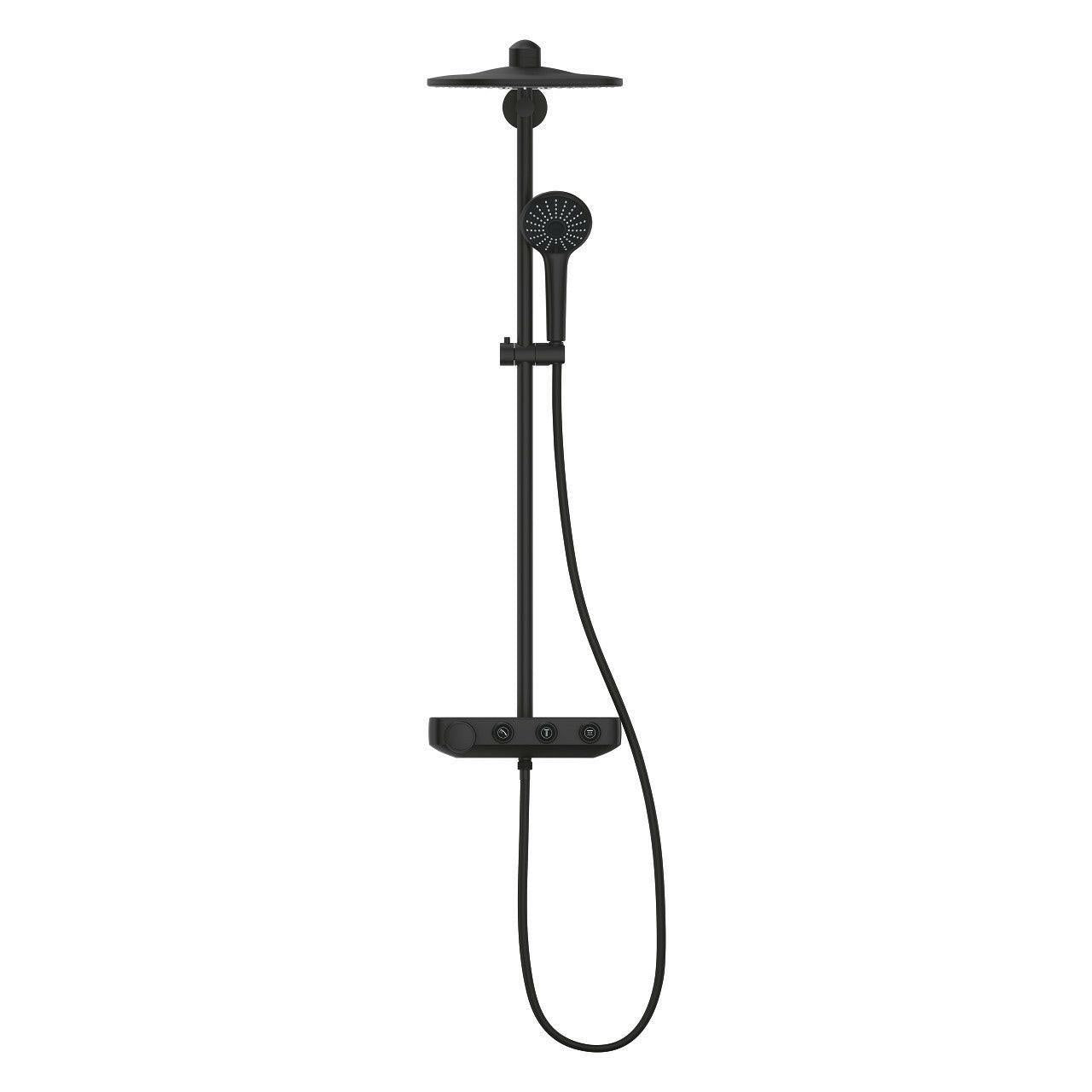 Grohe Euphoria SmartControl 310 termosztátos zuhanyrendszer, szín: phantom black (22120KF0)