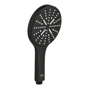 Grohe Rainshower SmartActive 130 kézizuhany, 3 féle vízsugárral, szín: phantom black (22127KF0)