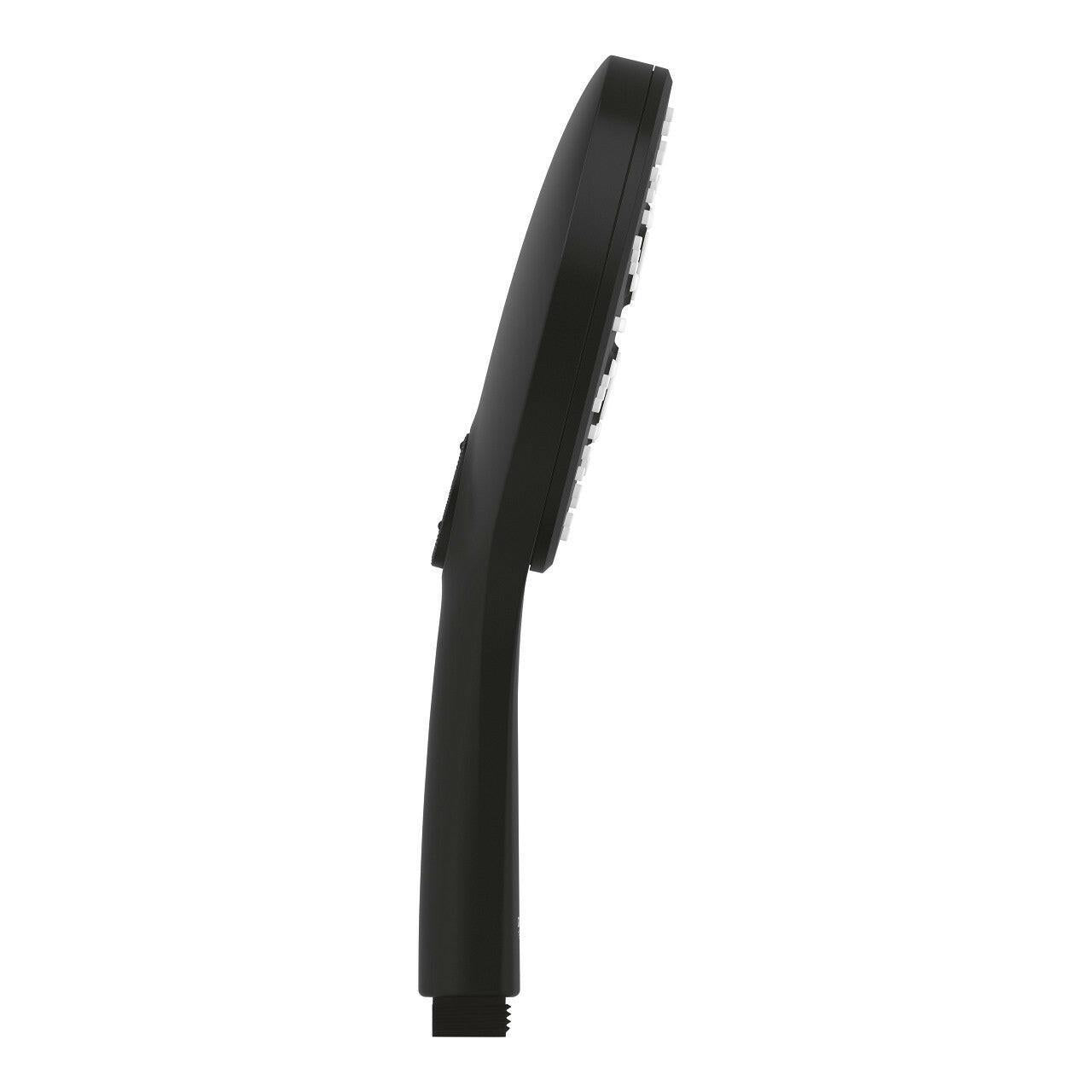 Grohe Rainshower SmartActive 130 kézizuhany, 3 féle vízsugárral, szín: phantom black (22127KF0)