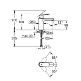 Grohe Eurosmart Cosmopolitan mosdócsaptelep-1