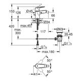 Grohe Bauedge bidé csaptelep (23331001)-3