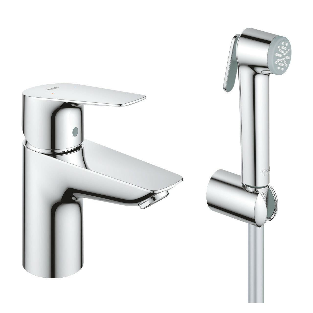 Grohe Bauedge mosdócsaptelep S - es méret + bidé zuhanyszett (23757001)