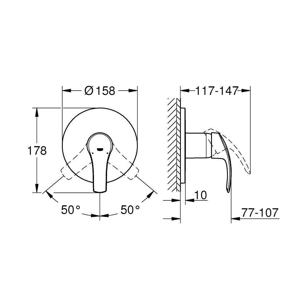 Grohe Eurosmart 2015 OMH trimset shower-1