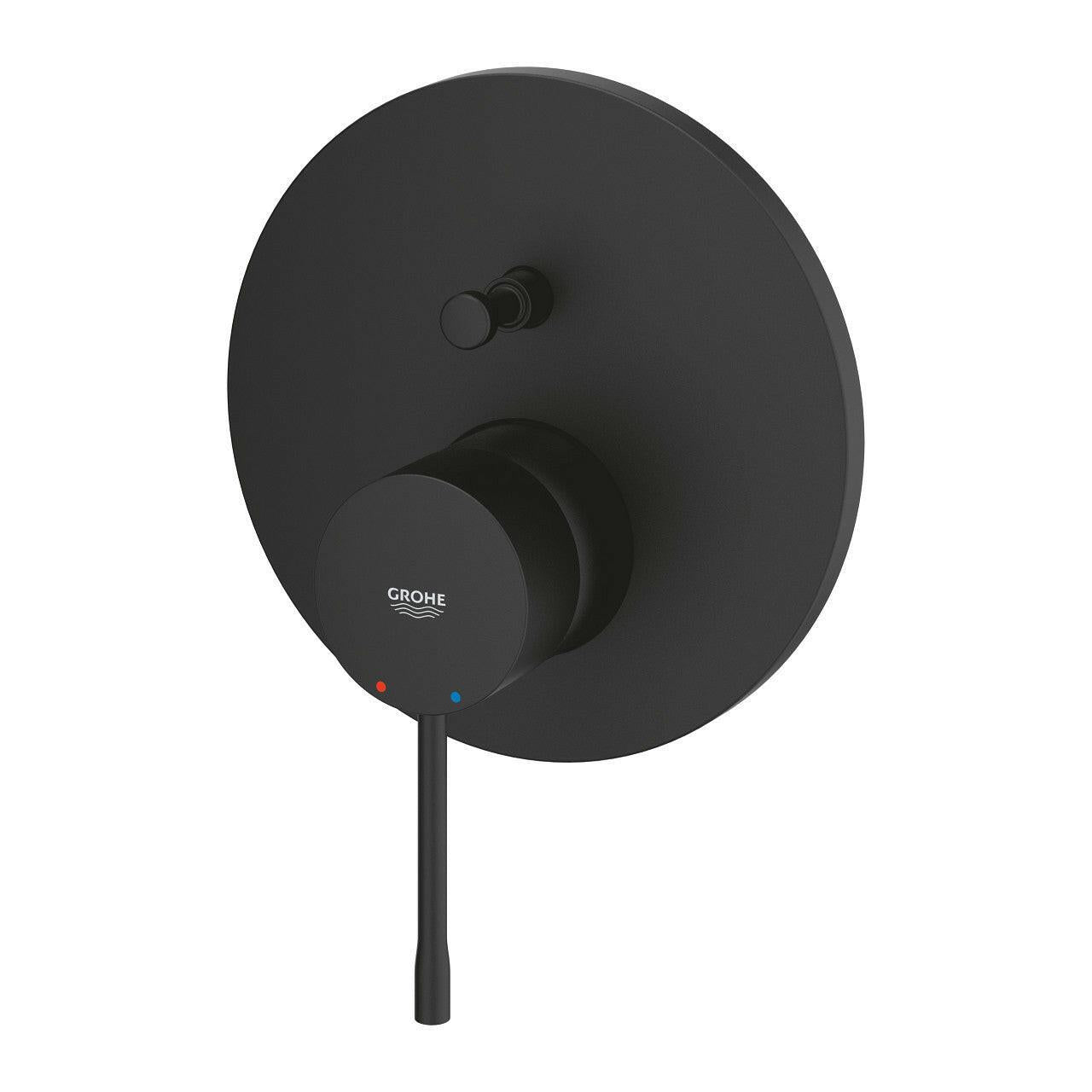Grohe Essence egykaros keverő, 2 - utas váltóval, szín: phantom black (24167KF1)