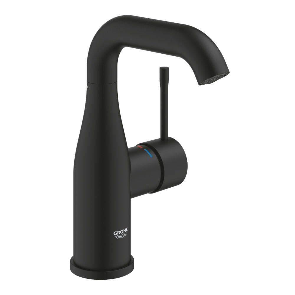 Grohe Essence mosdócsaptelep M - es méret, leeresztő nélkül, szín: phantom black (24176KF1)